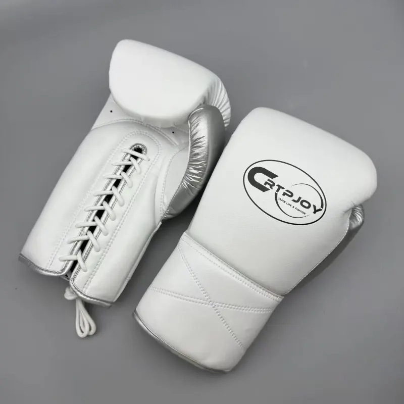 lace up boxing gloves